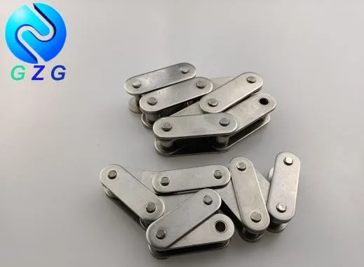 שרשרת מסוע מפלדת אל חלד כפולה צד ישר